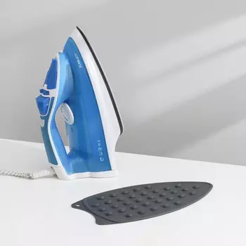 Подставка для утюга доляна, силикон, 26.514 см, серая