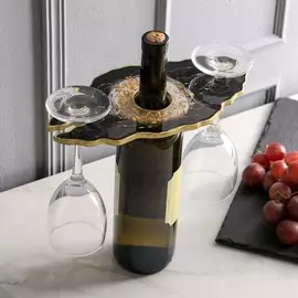 Подставка для вина и бокалов