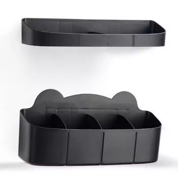 Подставка для зонтов, пластик, 23.57.511 см, 6.523.54 см, черная