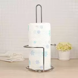 Подставка под бумажные полотенца доляна, 14×14×27 см, цвет хром
