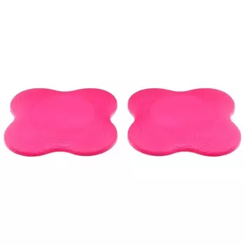 Набор подколенников для йоги и фитнеса sangh, 19х19 см, 2 шт., цвет розовый