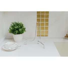 Подставка под тарелки доляна, 15.525.5 см, хромированная