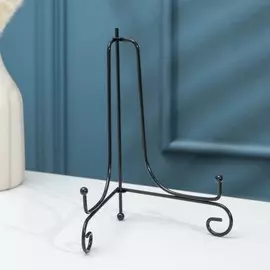 Подставка под тарелки доляна, 13.520 см, черная