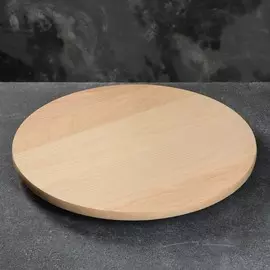 Подставка сервировочная, вращающаяся, 40 см, массив бука