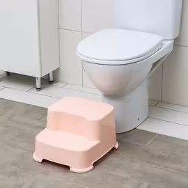 Подставка - ступенька детская, цвет розовый