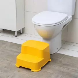 Подставка - ступенька детская, цвет желтый