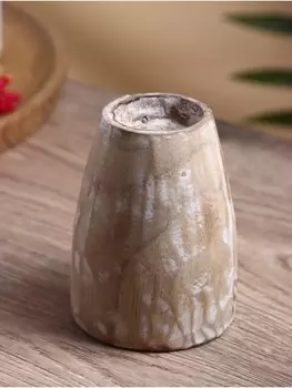 Подсвечник, d=4 см, 9910 см, дерево джати, бежевый