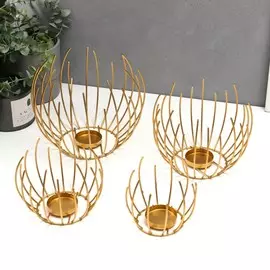 Металлический подсвечник на 1 свечу