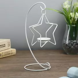 Подсвечник металлический на 1 свечу