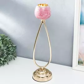 Подсвечник металл, керамика