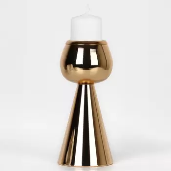 Подсвечник металлический на 1 свечу