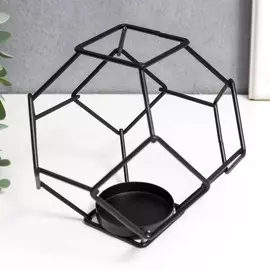 Подсвечник металл на 1 свечу лофт