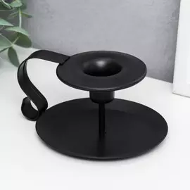 Подсвечник металл на 1 свечу с ручкой