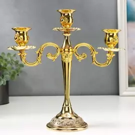 Подсвечник металл на 3 свечи