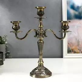 Подсвечник металл на 3 свечи
