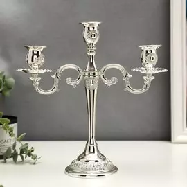 Подсвечник металл на 3 свечи