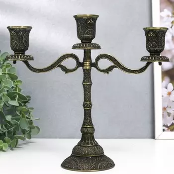 Подсвечник металл на 3 свечи