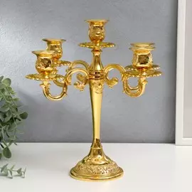 Подсвечник металл на 5 свечей