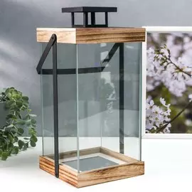 Подсвечник металл, стекло