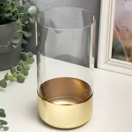 Подсвечник металл, стекло на 1 свечу