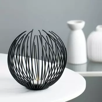 Подсвечник металлический на 1 свечу take it easy