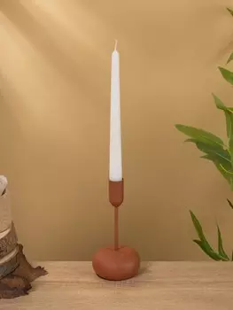 Подсвечник на 1 свечу текстурный