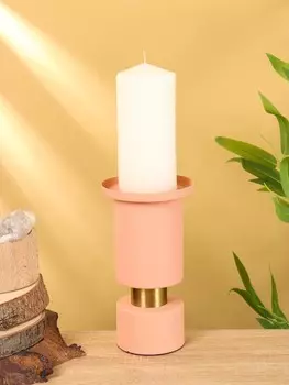 Подсвечник на 1 свечу текстурный