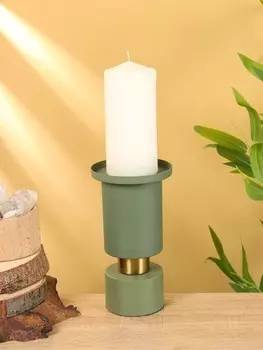 Подсвечник на 1 свечу текстурный