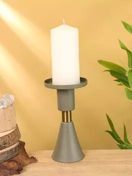 Подсвечник на 1 свечу текстурный