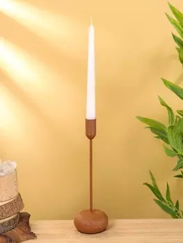 Подсвечник на 1 свечу текстурный