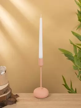 Подсвечник на 1 свечу текстурный