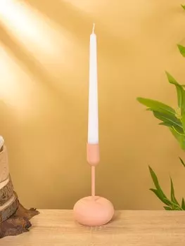 Подсвечник на 1 свечу текстурный