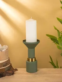 Подсвечник на 1 свечу текстурный