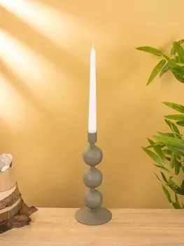 Подсвечник на 1 свечу текстурный