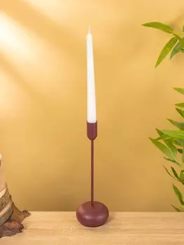 Подсвечник на 1 свечу текстурный