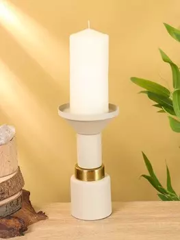 Подсвечник на 1 свечу текстурный