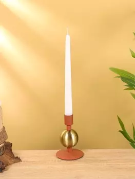 Подсвечник на 1 свечу текстурный