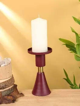 Подсвечник на 1 свечу текстурный