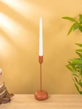 Подсвечник на 1 свечу текстурный