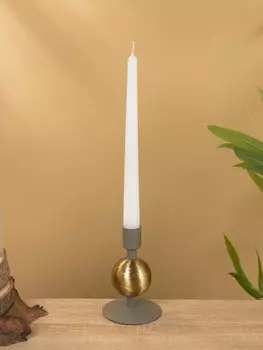 Подсвечник на 1 свечу текстурный