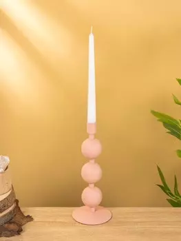 Подсвечник на 1 свечу текстурный