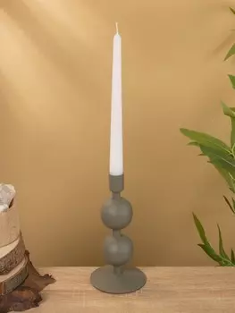 Подсвечник на 1 свечу текстурный