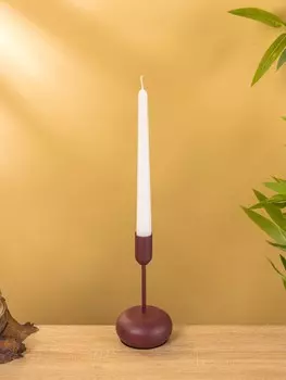 Подсвечник на 1 свечу текстурный