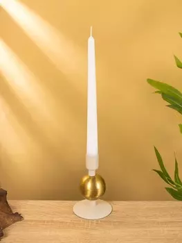 Подсвечник на 1 свечу текстурный