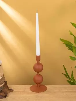 Подсвечник на 1 свечу текстурный