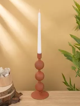 Подсвечник на 1 свечу текстурный