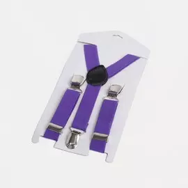 Подтяжки детские, ширина 2 см, цвет фиолетовый