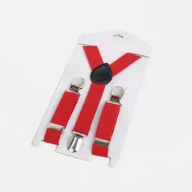 Подтяжки детские, ширина 2 см, цвет красный