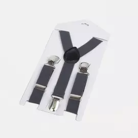 Подтяжки детские, ширина 2 см, цвет серый