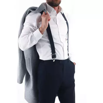 Подтяжки взрослые, ширина 3,5 см, цвет темно-серый